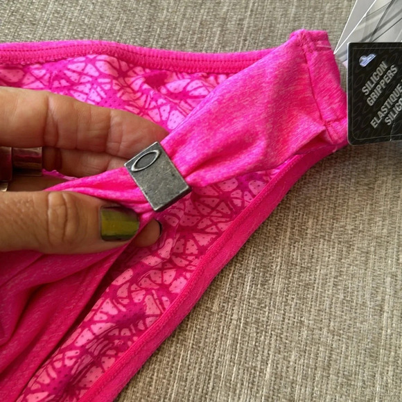 Oakley impact banded hipster hibiscus size large pink bikini bottom NWT - Picture 8 of 11
